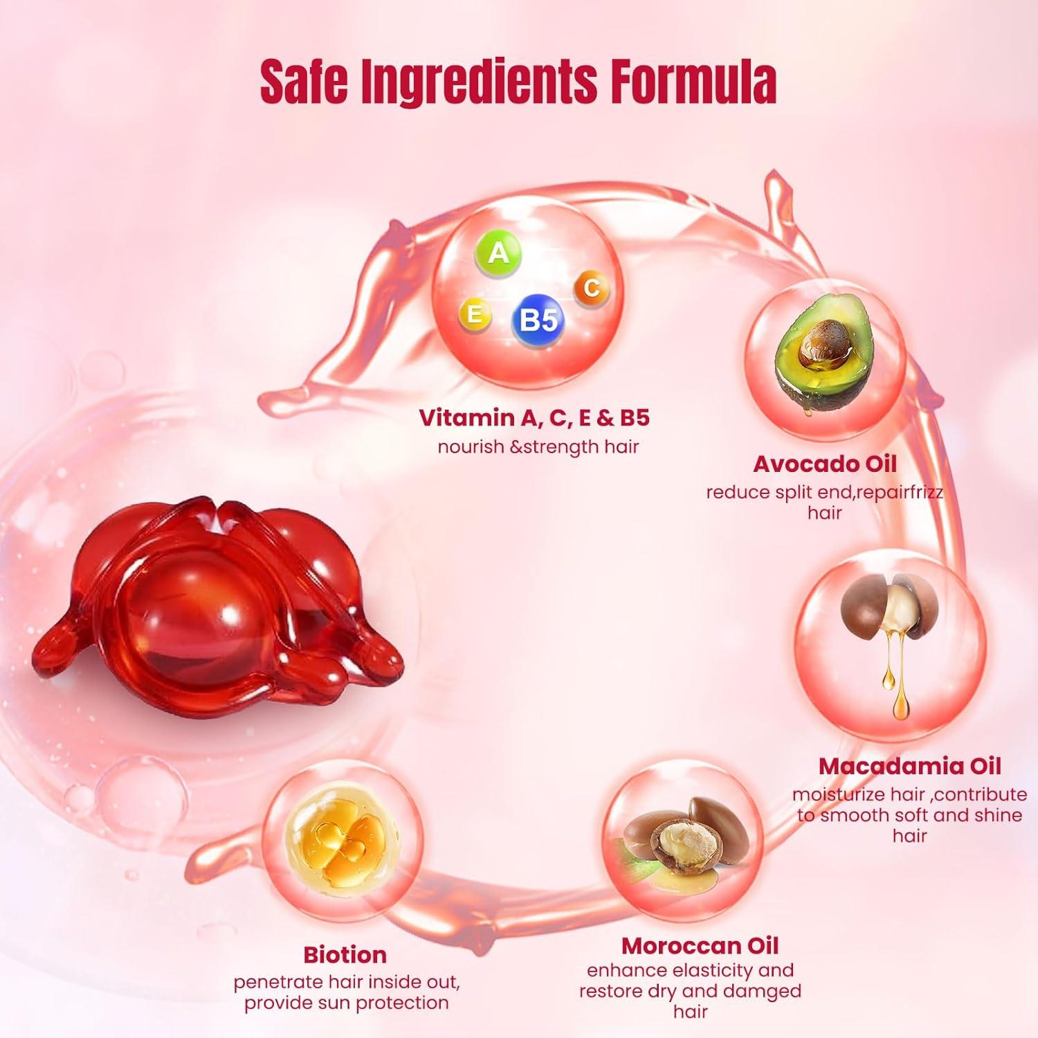 Sérum Capilar PodaFu No Rinse - 40 Cápsulas Aceite Hidratante