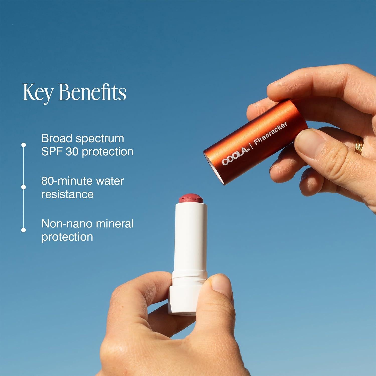 Bálsamo Labial Orgánico COOLA SPF 30 4.25g Hidratante