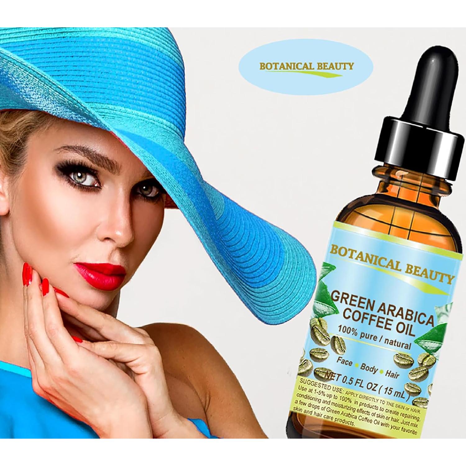 Aceite de Café Arábica Verde 100% Puro Botanical Beauty 10 ml