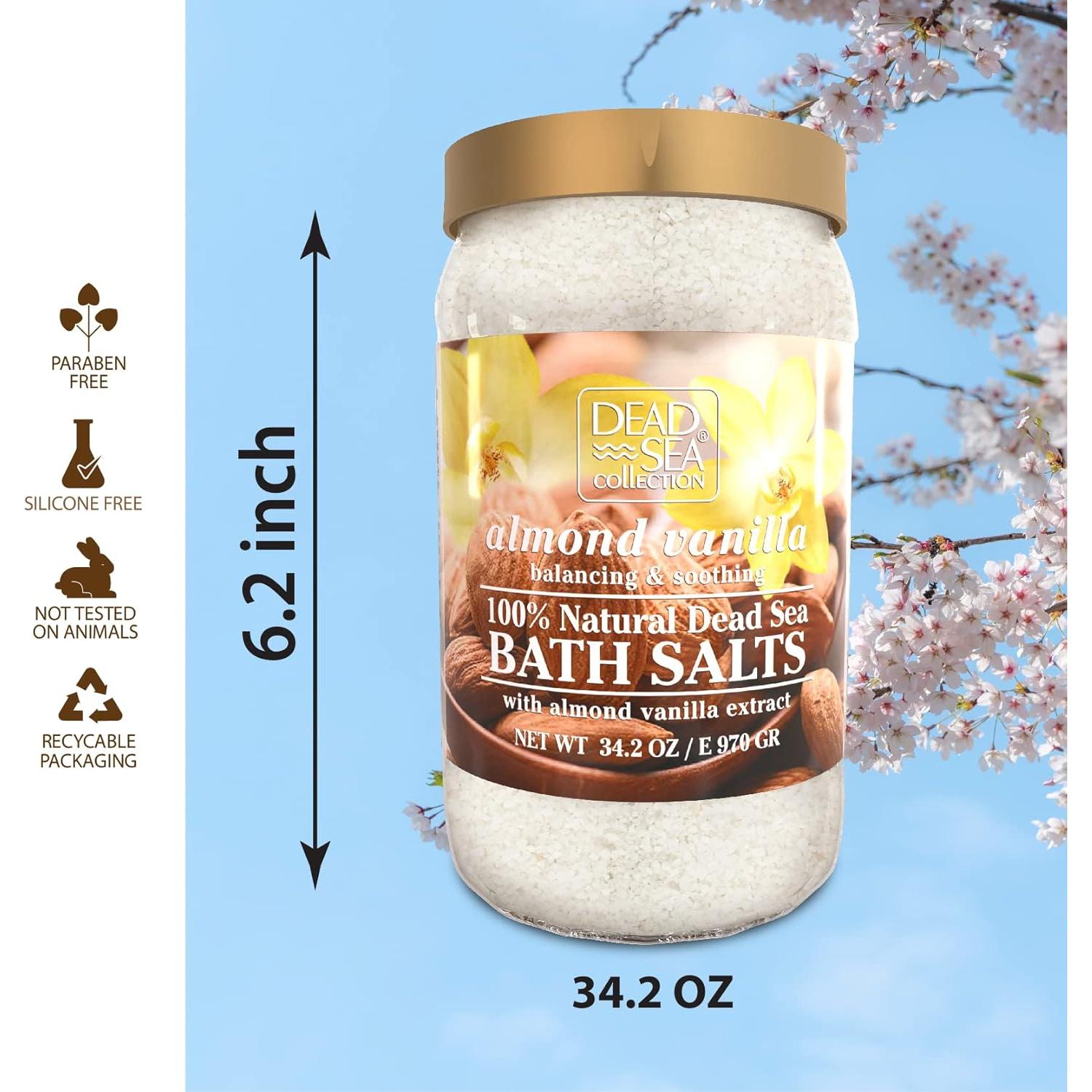 Sales de Baño del Mar Muerto Salud y Belleza Cristalina 968g
