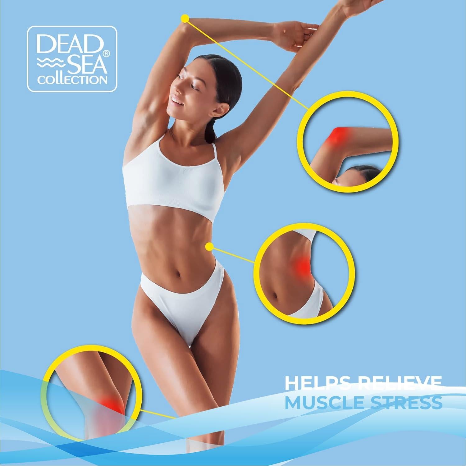 Sales de Baño del Mar Muerto Salud y Belleza Cristalina 968g