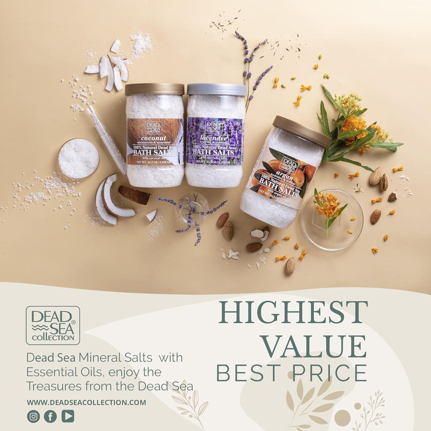 Sales de Baño del Mar Muerto Salud y Belleza Cristalina 968g