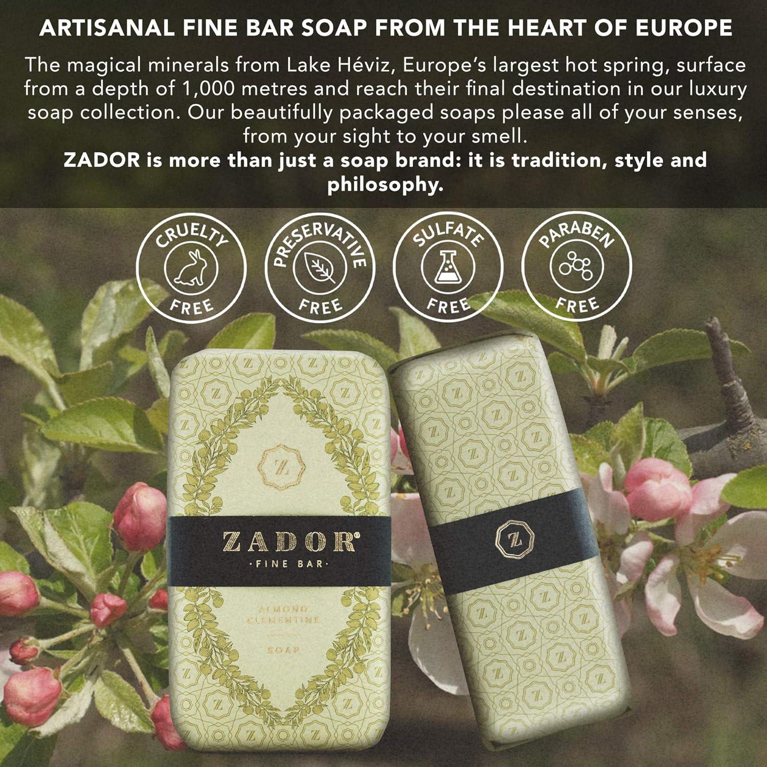 Jabón Orgánico Zador Almendra Clementina 159 g - Hidratante