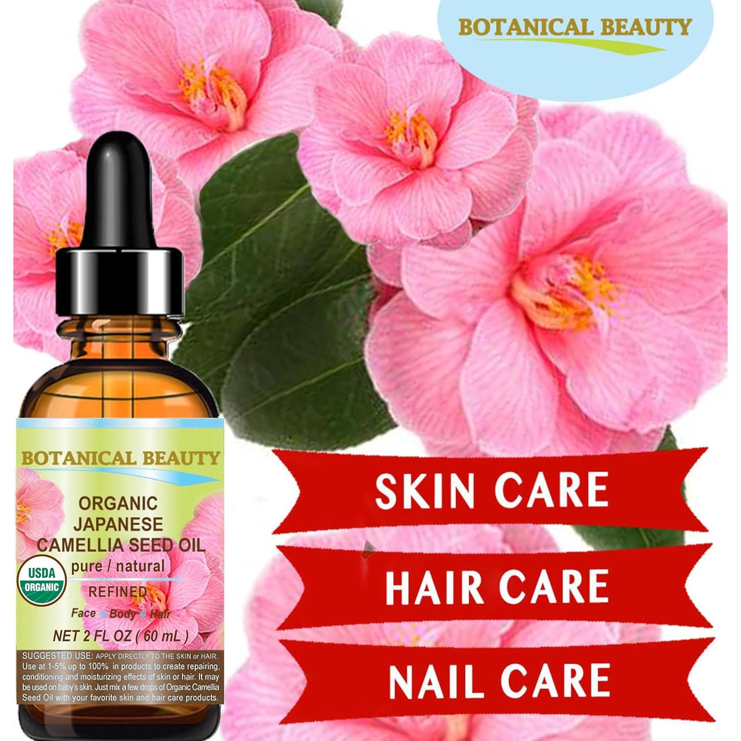 Aceite de Semilla de Camelia Orgánico Japonés 15 ml Belleza Botánica