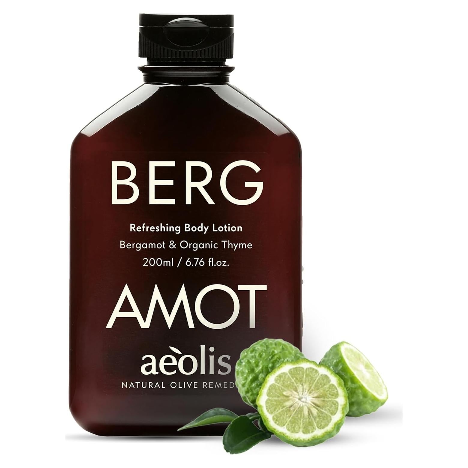 Loción Corporal Refrescante AEOLIS Bergamota 199.5 ml - Hidratante Vegano