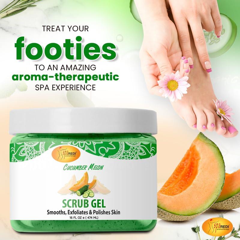 Gel Exfoliante de Pómez SPA REDI 454 g Melón y Pepino
