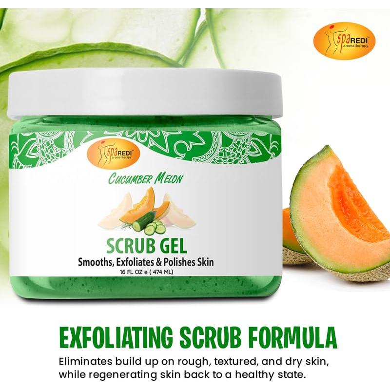 Gel Exfoliante de Pómez SPA REDI 454 g Melón y Pepino