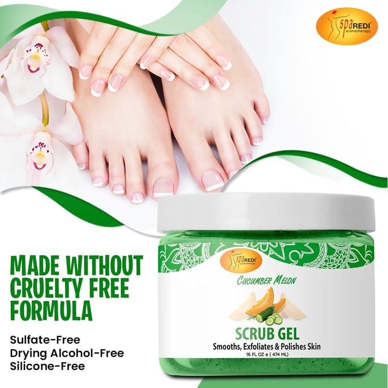 Gel Exfoliante de Pómez SPA REDI 454 g Melón y Pepino