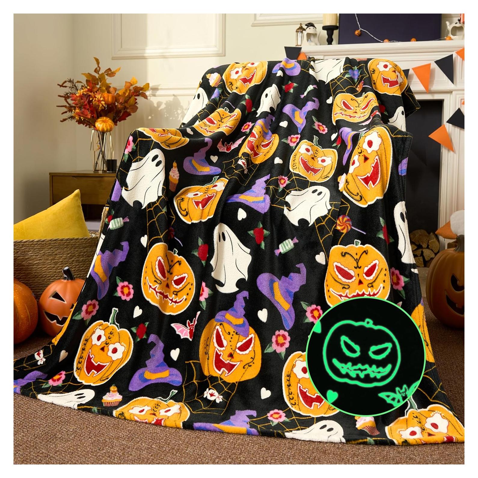 Manta que Brilla en la Oscuridad Joiedomi 127x152 cm Franela