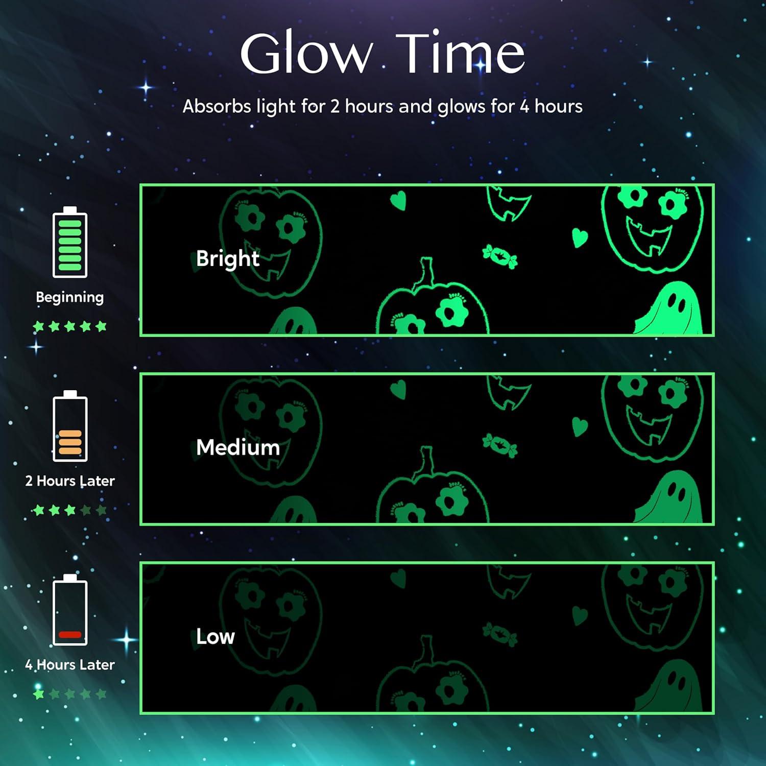 Manta que Brilla en la Oscuridad Joiedomi 127x152 cm Franela