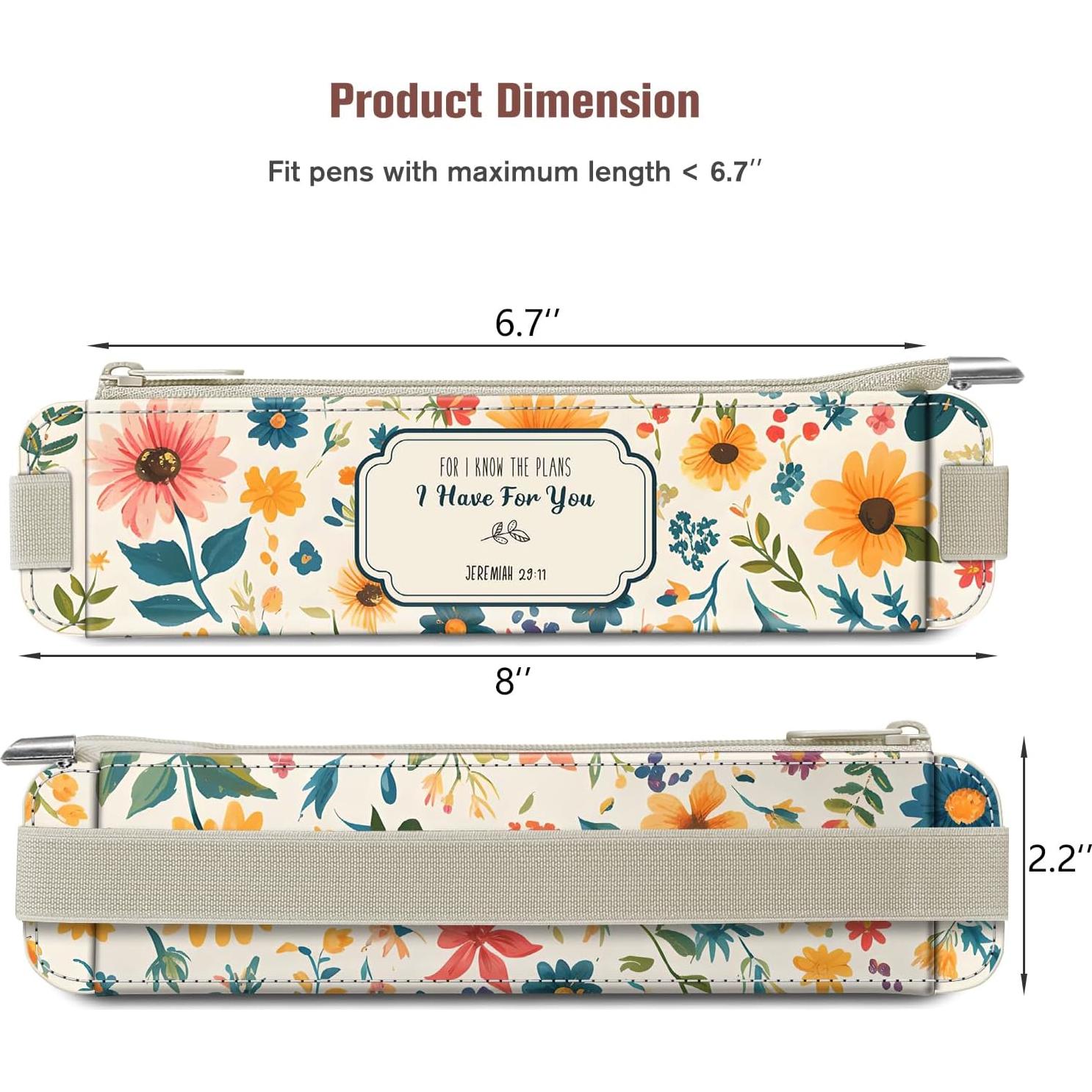 Soporte Elástico para Bolígrafos FINPAC - 2 Pack, Cuero PU