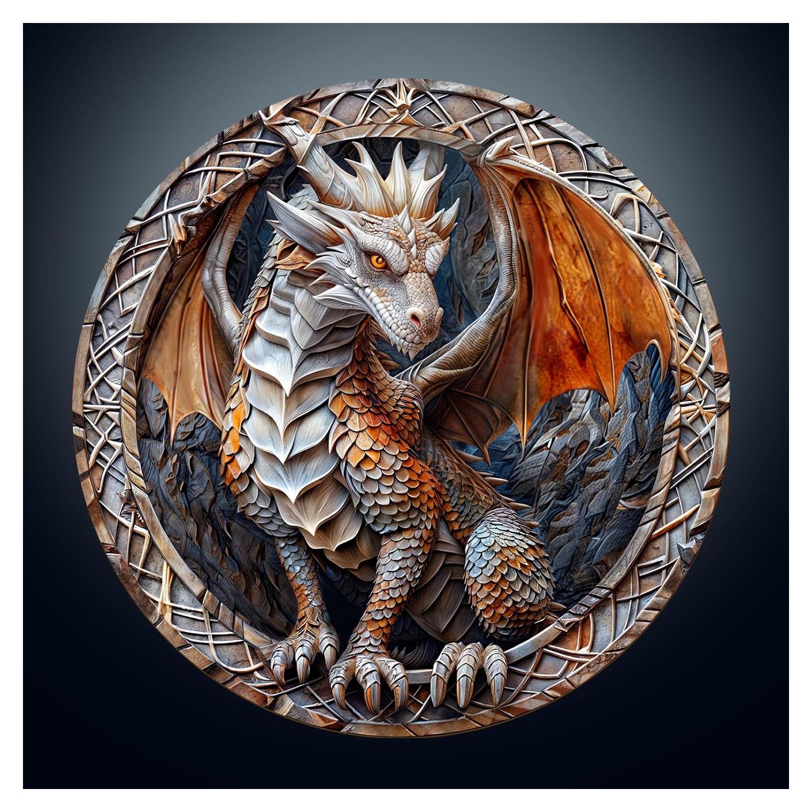 Rompecabezas de Madera 3D Dragón de Cueva NABYSHOP 100 Piezas