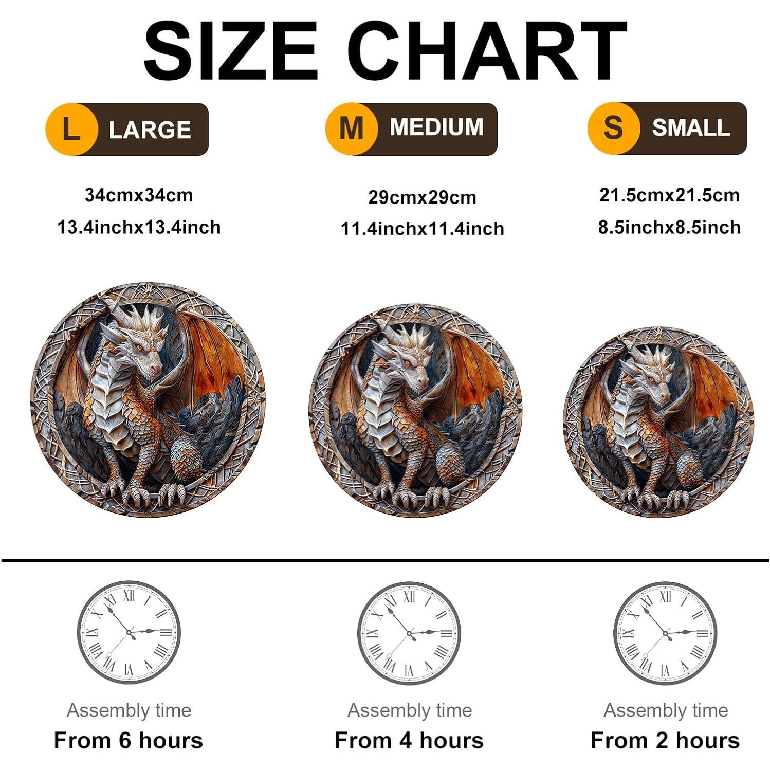 Rompecabezas de Madera 3D Dragón de Cueva NABYSHOP 100 Piezas