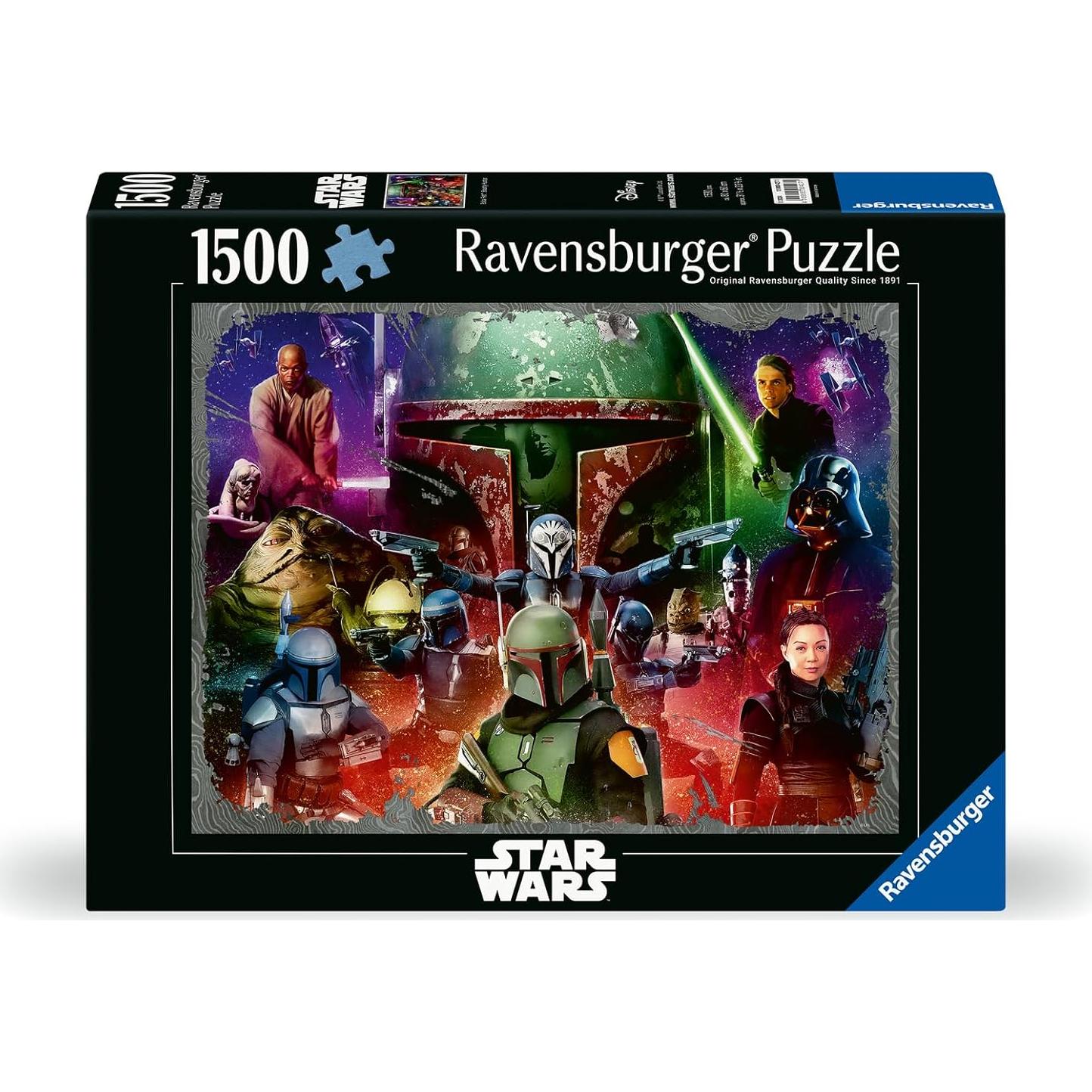 Rompecabezas Ravensburger 1500 Piezas Boba Fett Star Wars