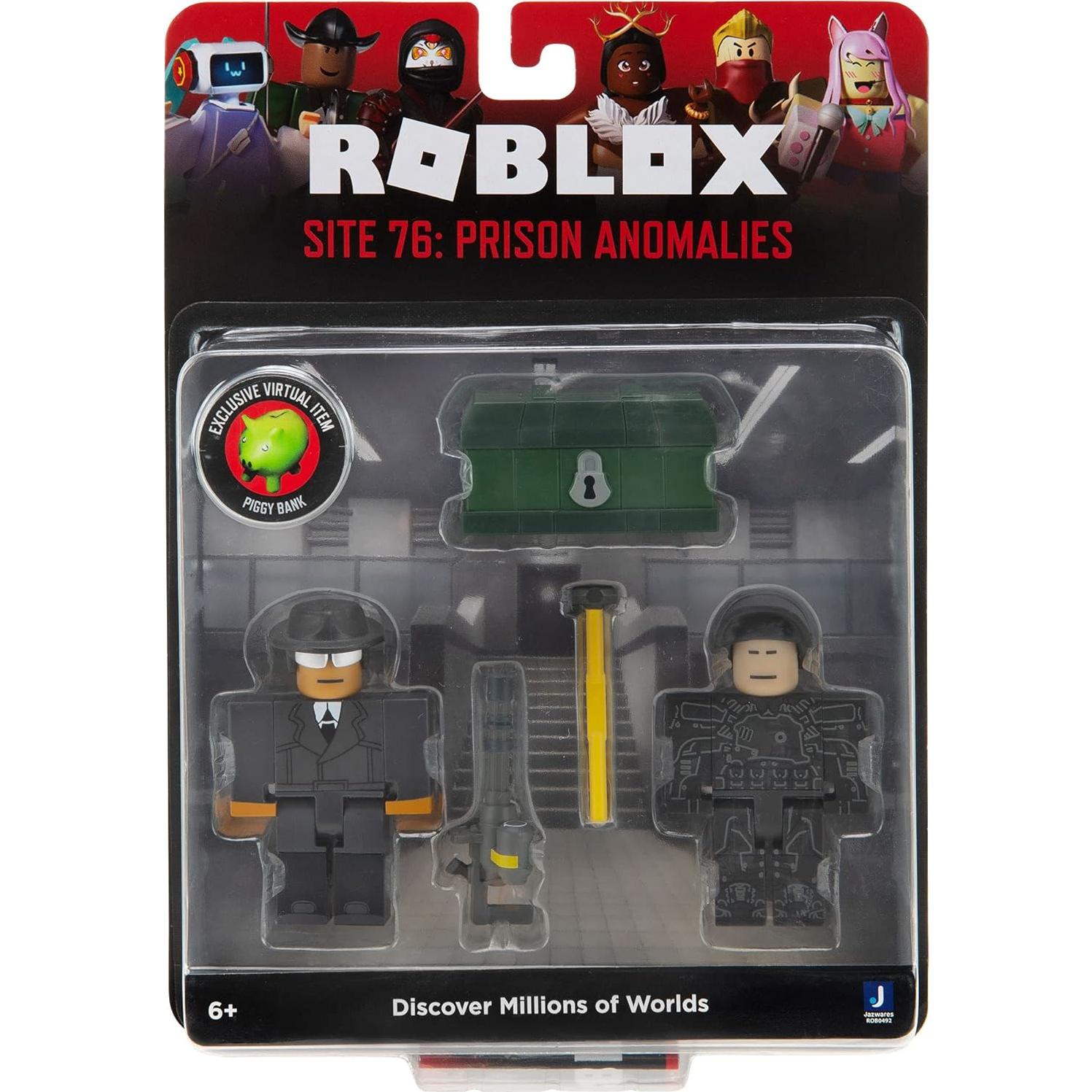 Paquete de Juego Roblox Jazwares Sitio 76 Anomalías Prisioneras