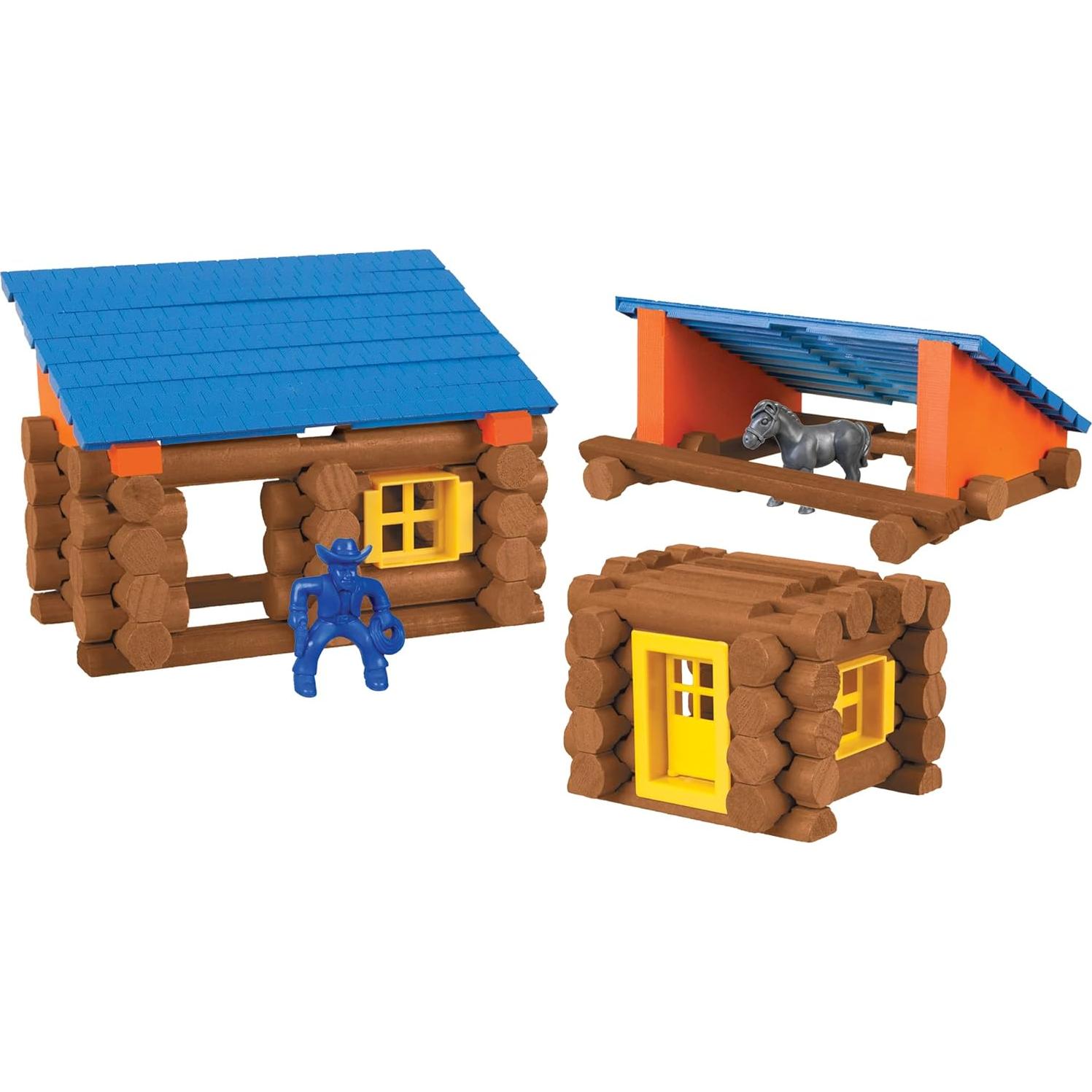 LINCOLN LOGS Cabaña Oak Creek - 137 Piezas de Madera