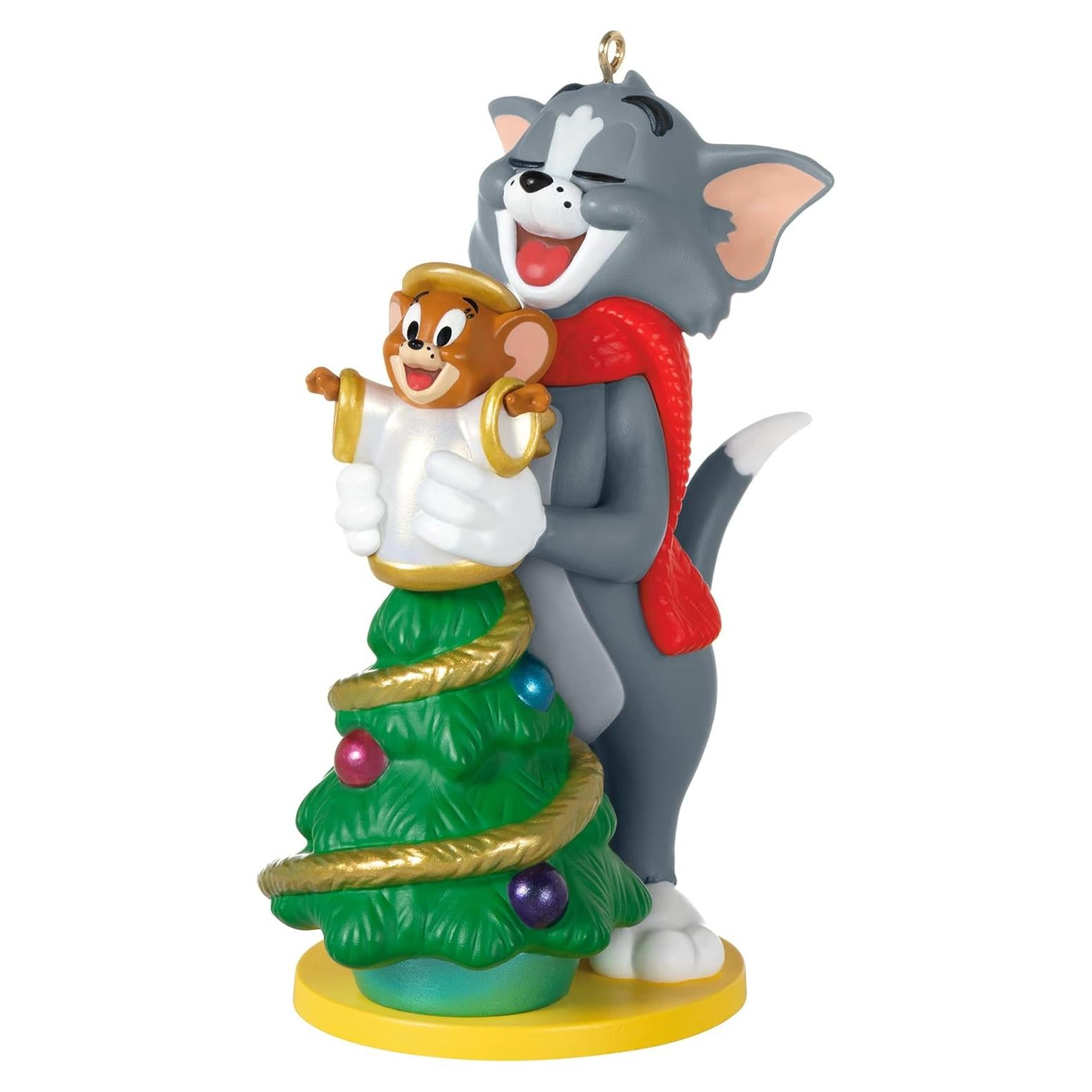 Adorno Navideño Hallmark Keepsake 2022 Tom y Jerry 6.2 cm
