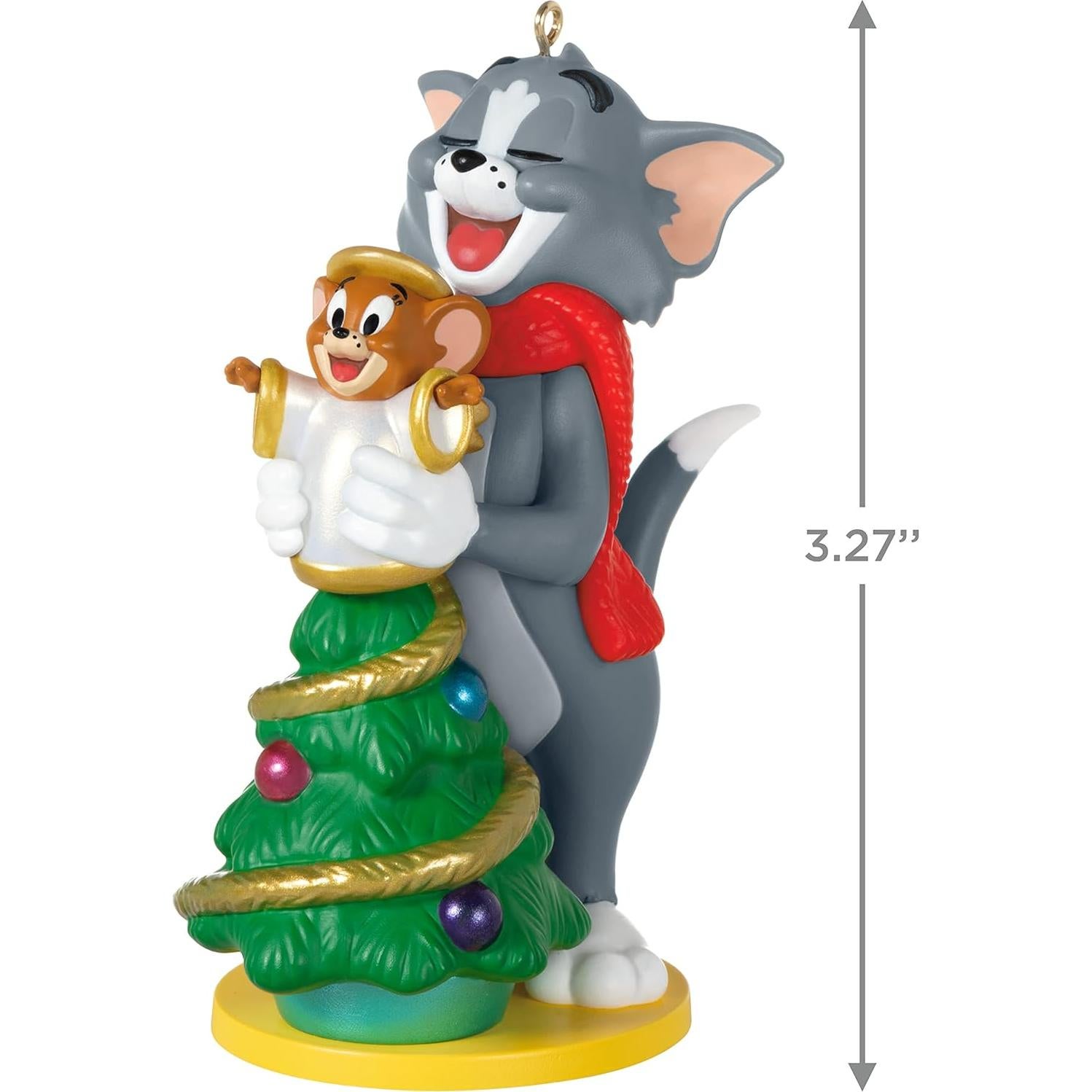Adorno Navideño Hallmark Keepsake 2022 Tom y Jerry 6.2 cm
