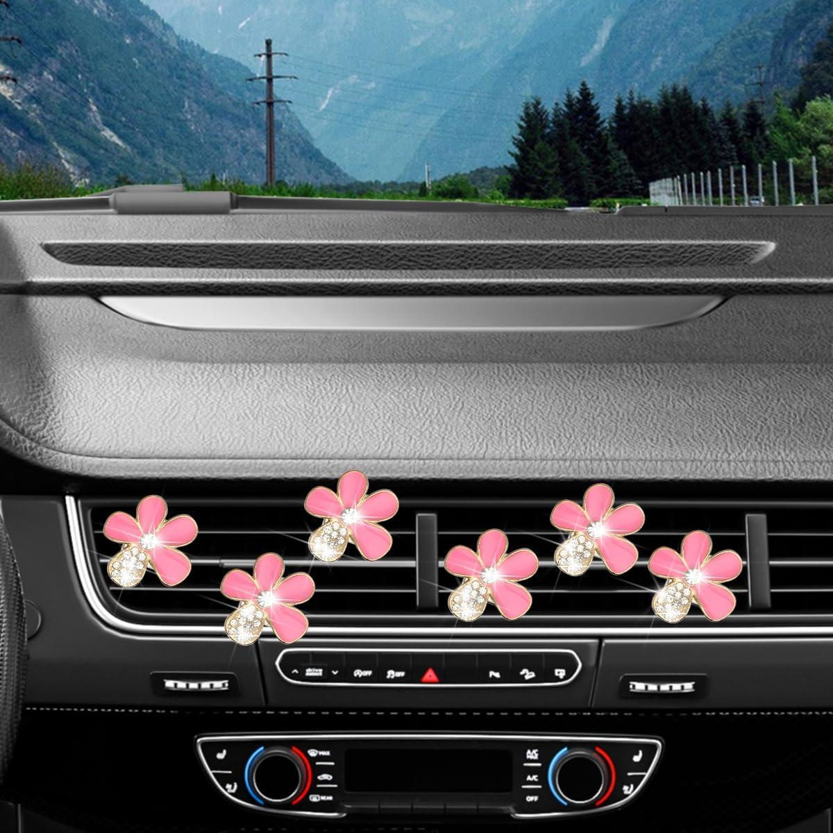 Clip de Ventilación de Aire Mandark 6PCS Margarita Rosa