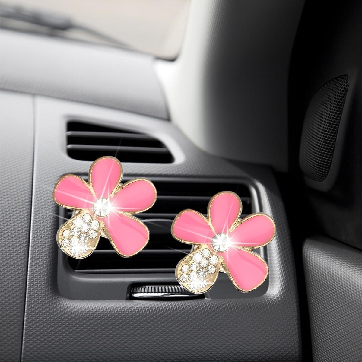 Clip de Ventilación de Aire Mandark 6PCS Margarita Rosa