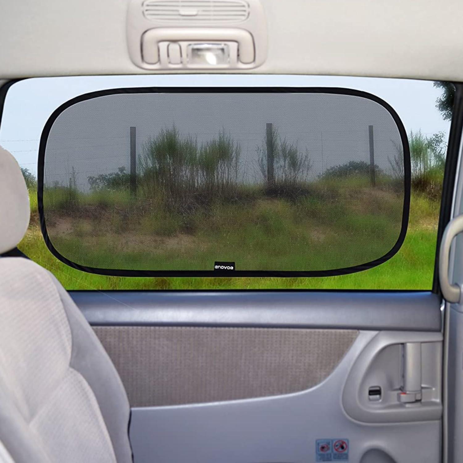Sombra de Ventana para Auto Enovoe - 4 Piezas - 63.5x40.6 cm - Protección UV