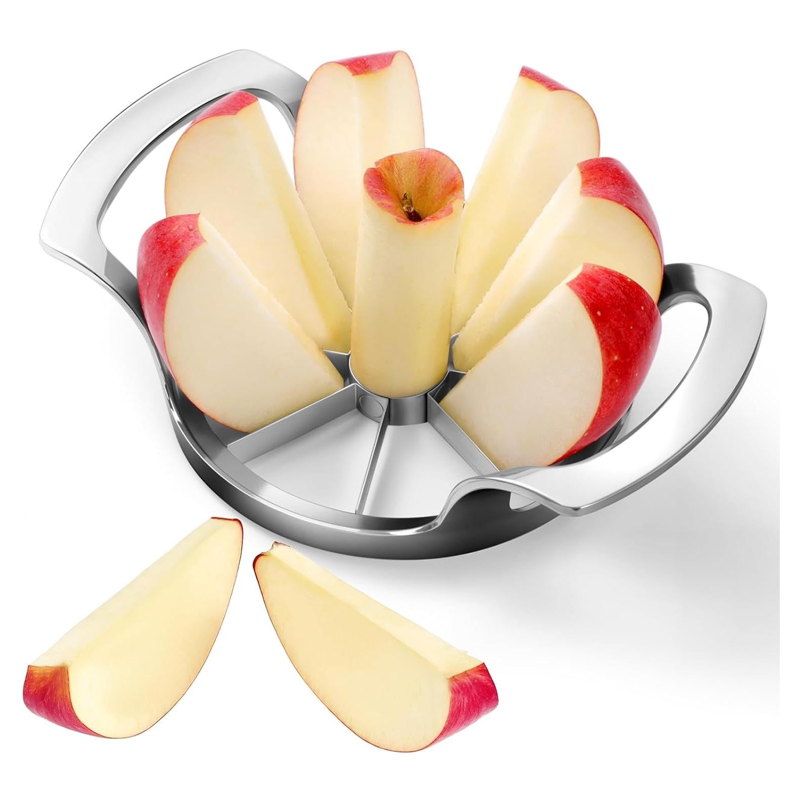 Cortador de Manzanas AUBENR Extra Grande 8 Cuchillas Acero Inoxidable
