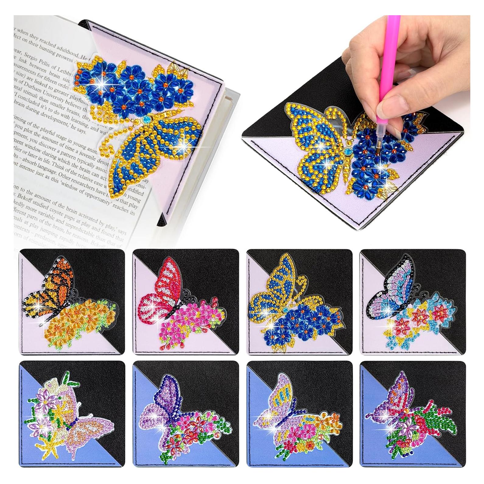 Set de 8 Marcadores de Pintura de Diamante WIVICO - Mariposa