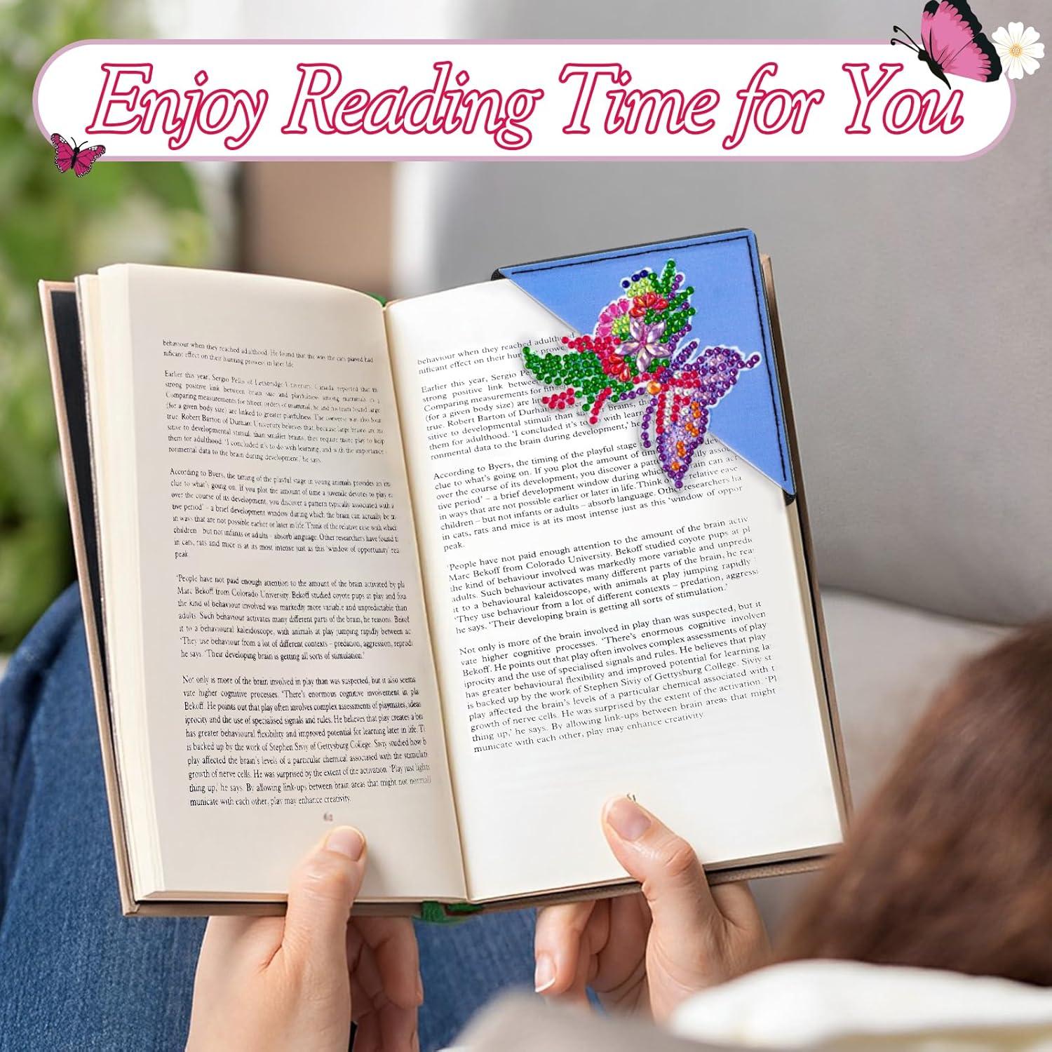 Set de 8 Marcadores de Pintura de Diamante WIVICO - Mariposa