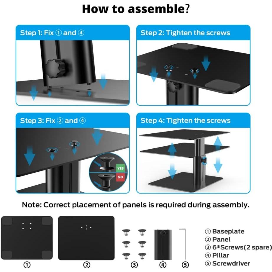 Soporte para Monitor BoYata D1 Ajustable Metal Negro 15kg