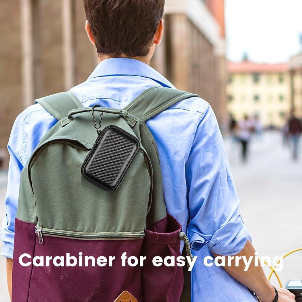 Funda de transporte RISETECH para auriculares y accesorios