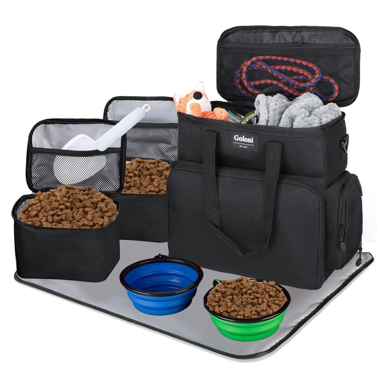 Bolsa de Viaje para Perros Goloni - Aprobada por Aerolíneas, 36.8x34.5x16.5cm