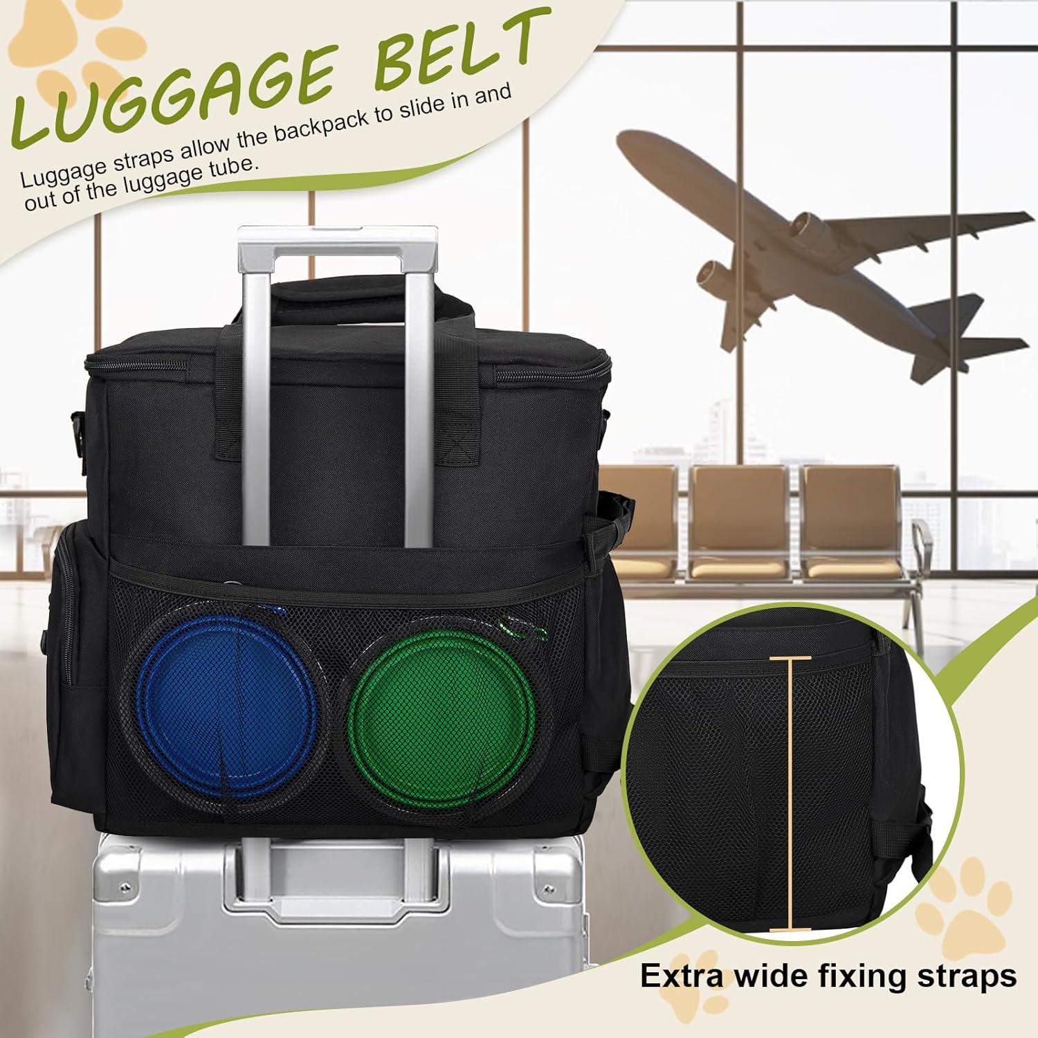 Bolsa de Viaje para Perros Goloni - Aprobada por Aerolíneas, 36.8x34.5x16.5cm