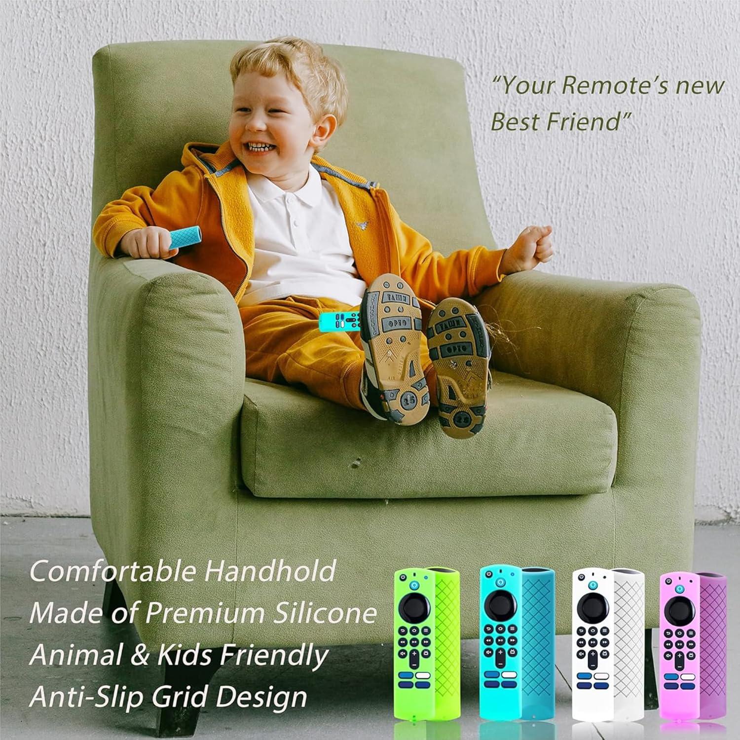 Funda de Silicona Brillante para Control Remoto Firestick 4K