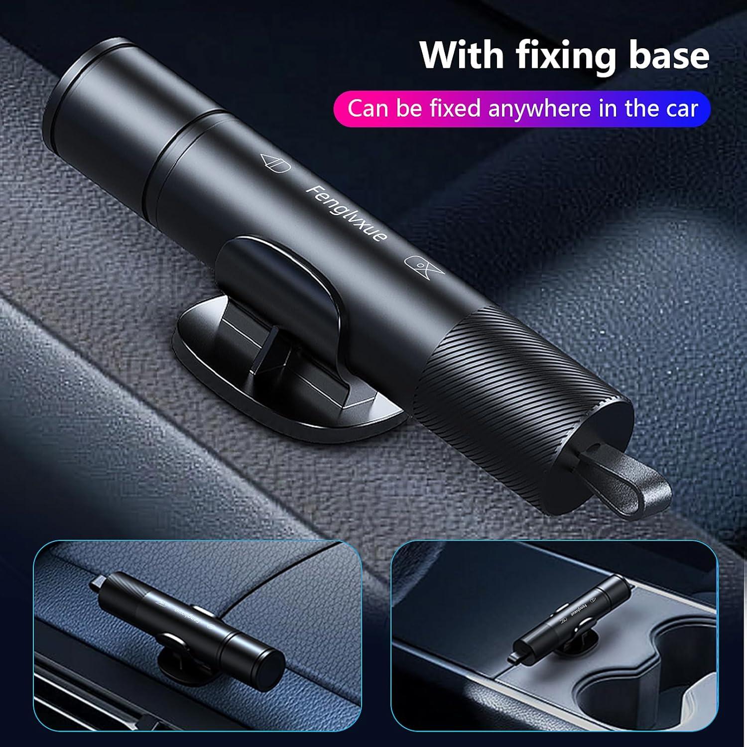 Martillo Rompe Cristales Fenglvxue QCAQC-H-01 Rojo