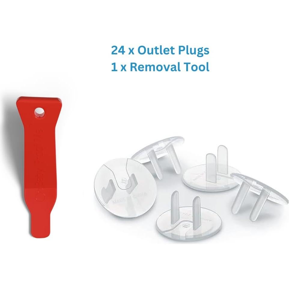 24 Cubiertas de Enchufes Baby Proof Me - Seguridad Infantil
