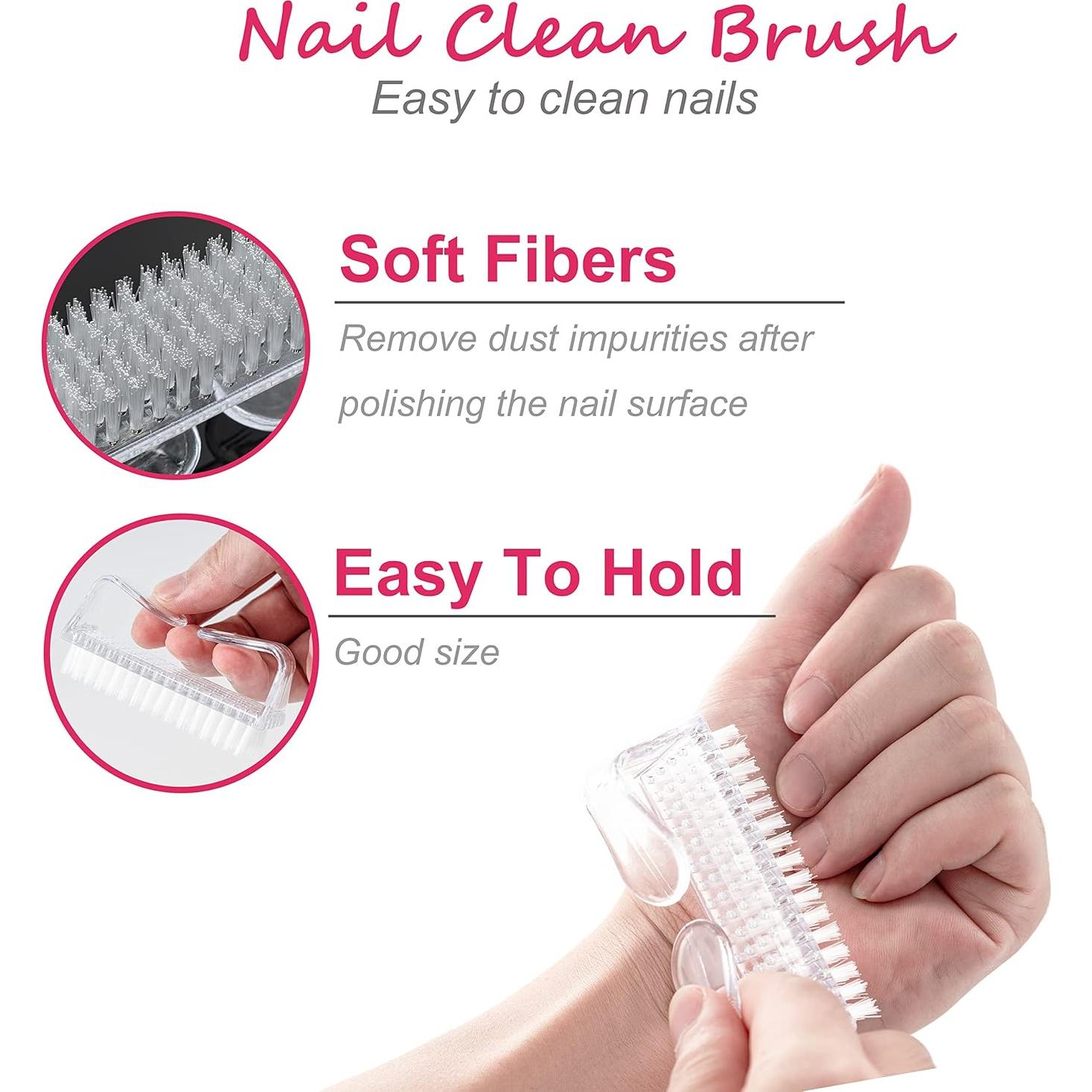 Kit Completo para Quitar Esmalte en Gel Hoewina - 10 Clips, 400 Toallitas, Lima y Herramientas