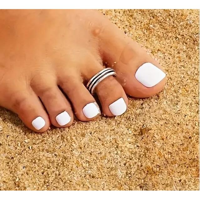 Ritach 925 Sterling Silver Plated Minimalist Toe Rings Set 14K Gold Plated Simple Open Adjustable Band Toe Rings for Women Beach Foot Jewelry for Summer