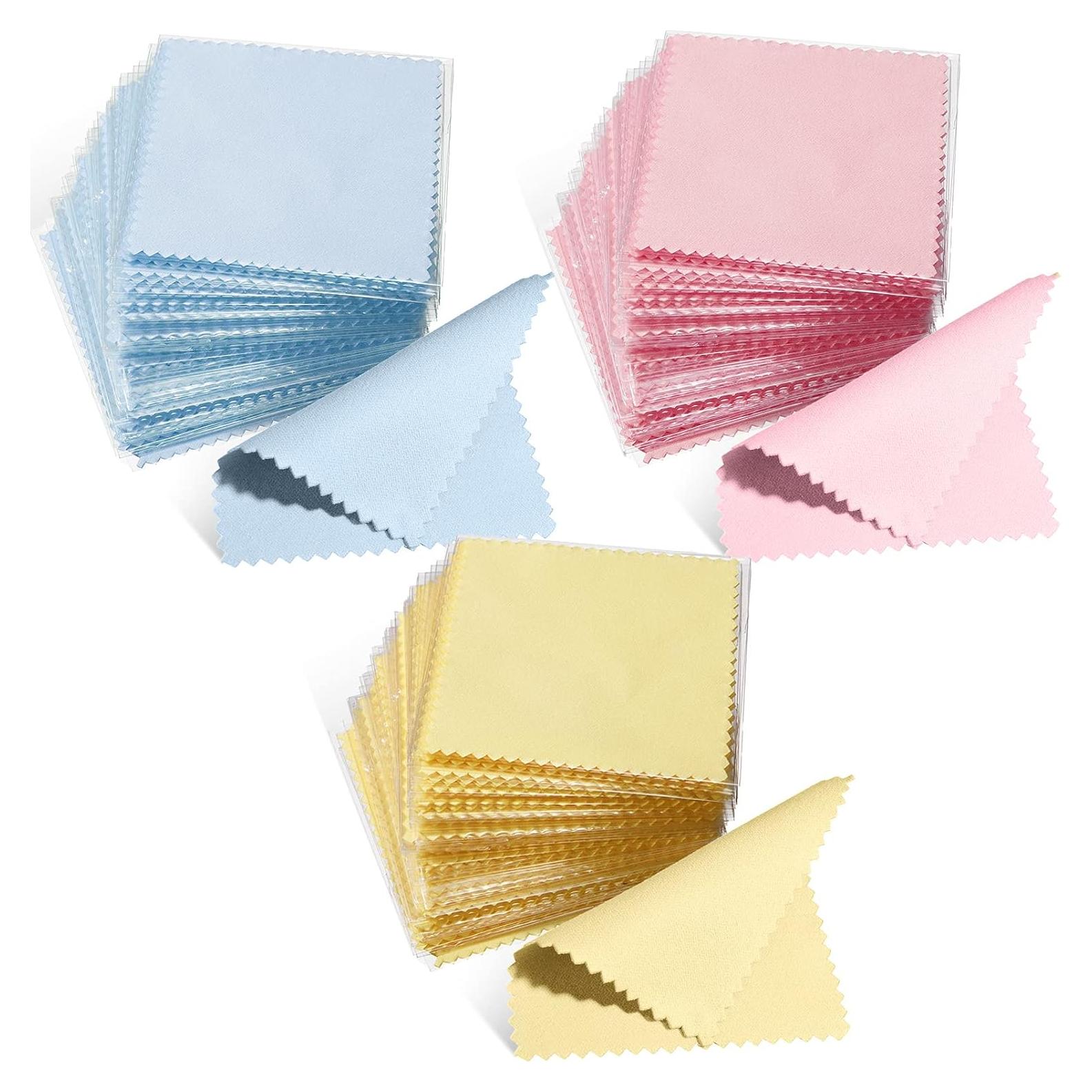 Paños de Pulido Moukeren 150 Pcs Microfibra 8x8 cm