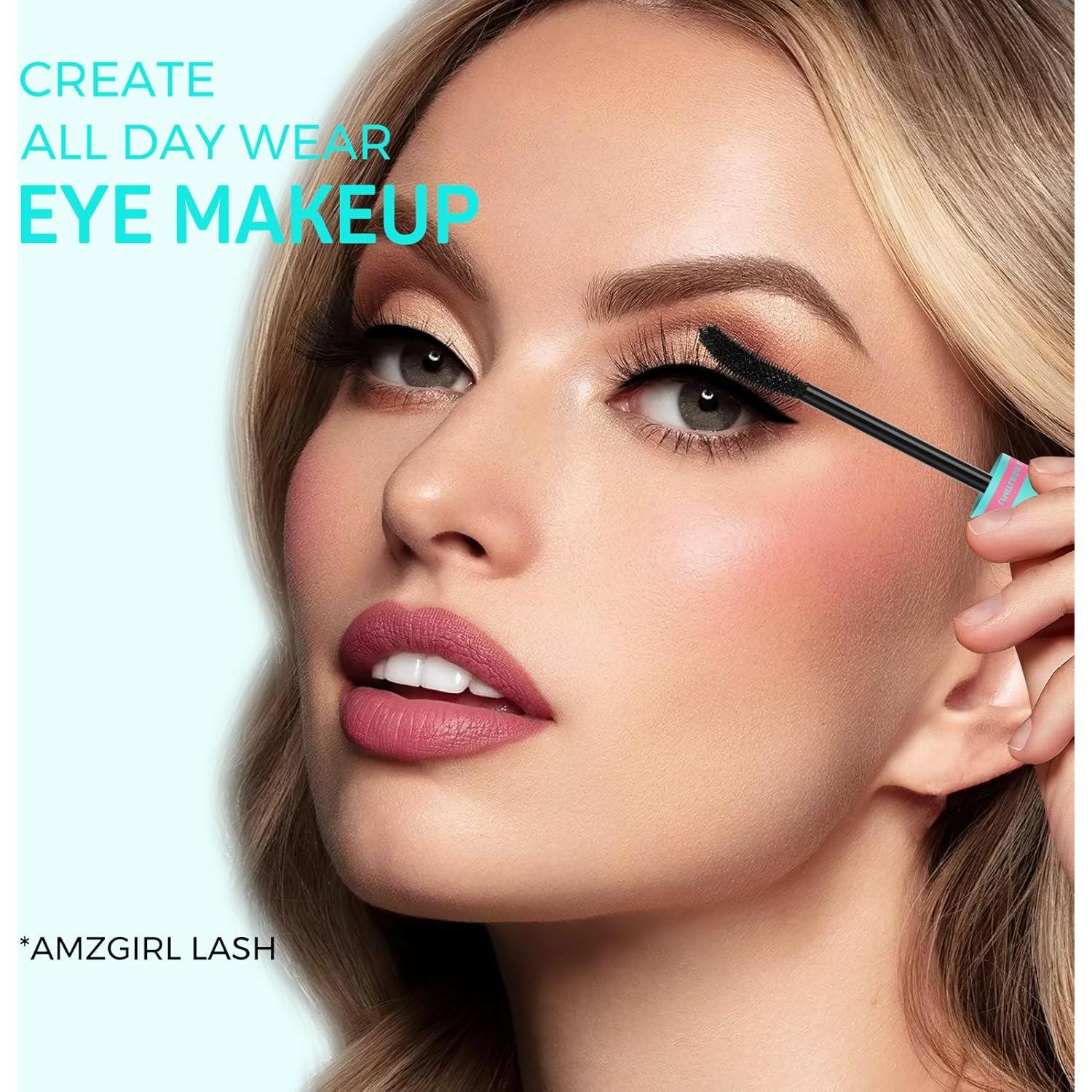 Set de Maquillaje Ojos AMZGlRL con Máscara y Delineador