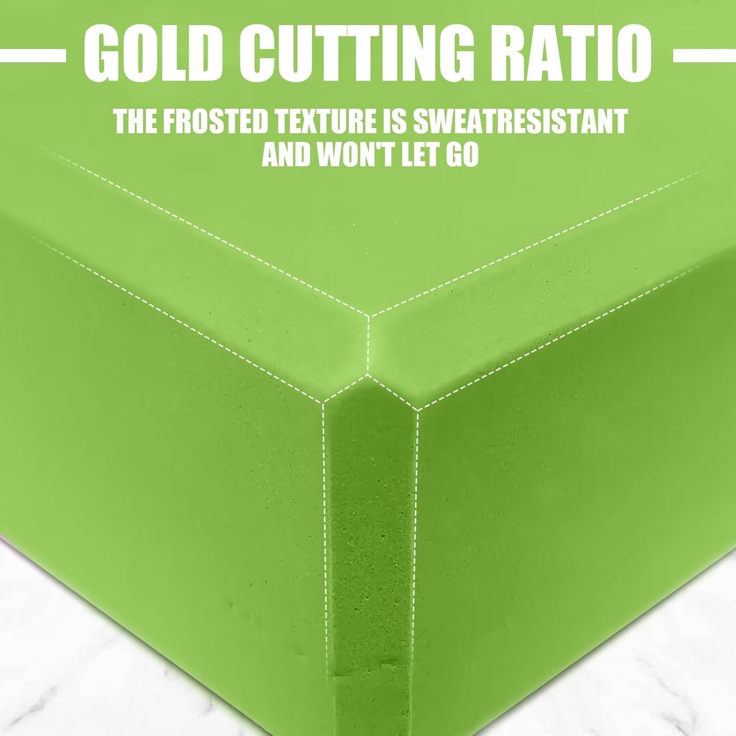 Bloques de Yoga Septo 2 Pcs Espuma EVA Verde 22.86x15.24 cm