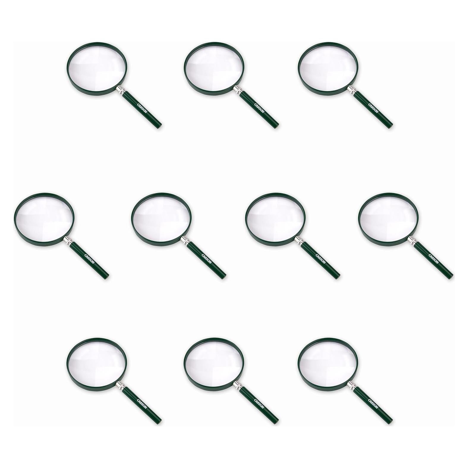 Lupa BigEye Carson HU-20AMMU Juego de 10 Lentes 12.7 cm 2x