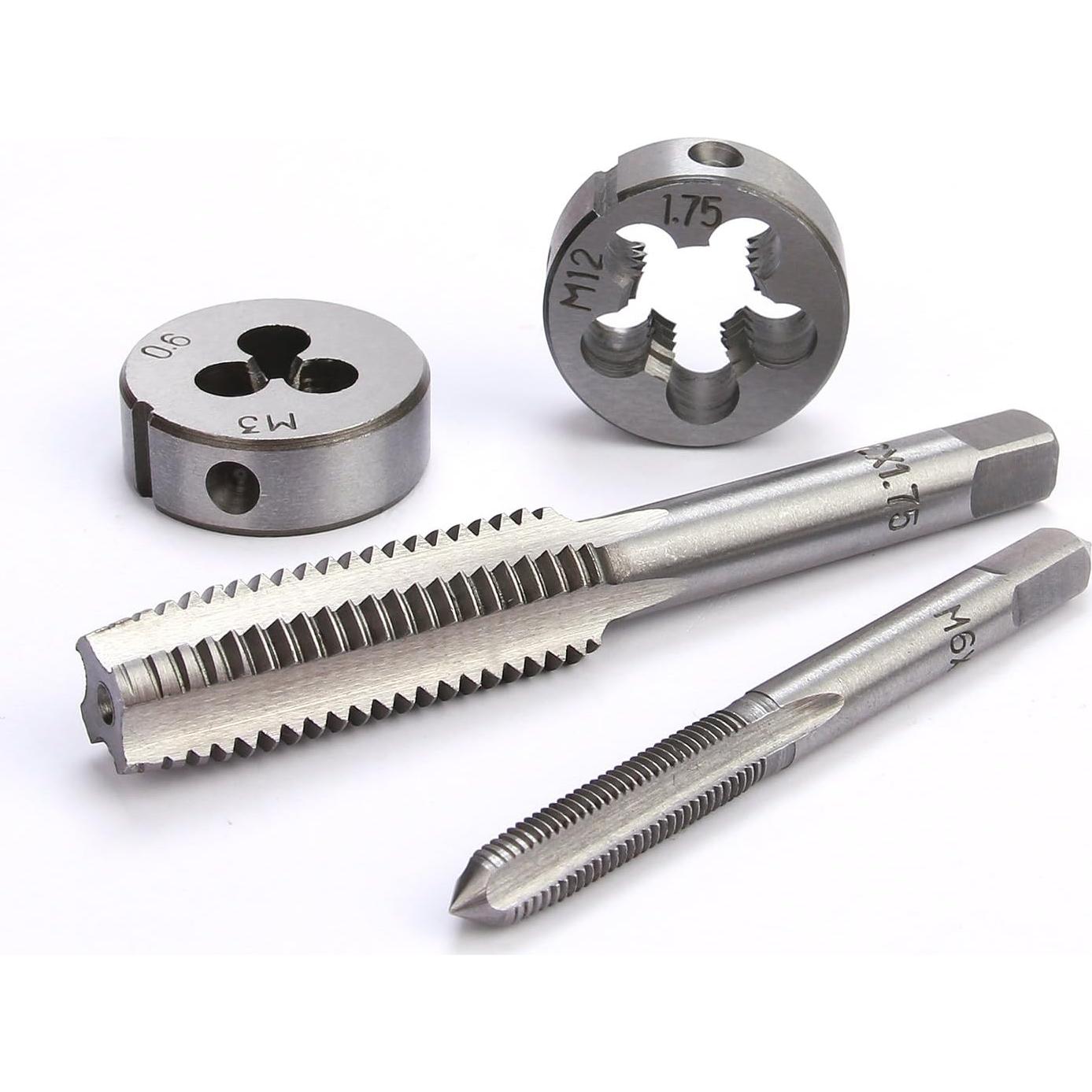 EFFICERE Kit de 40 Piezas de Herramientas de Roscar Métricas