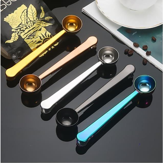 Paquete de 4 cucharas medidoras de acero inoxidable 15 ml