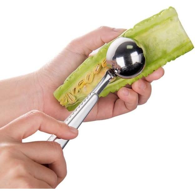 Paquete de 4 cucharas medidoras de acero inoxidable 15 ml