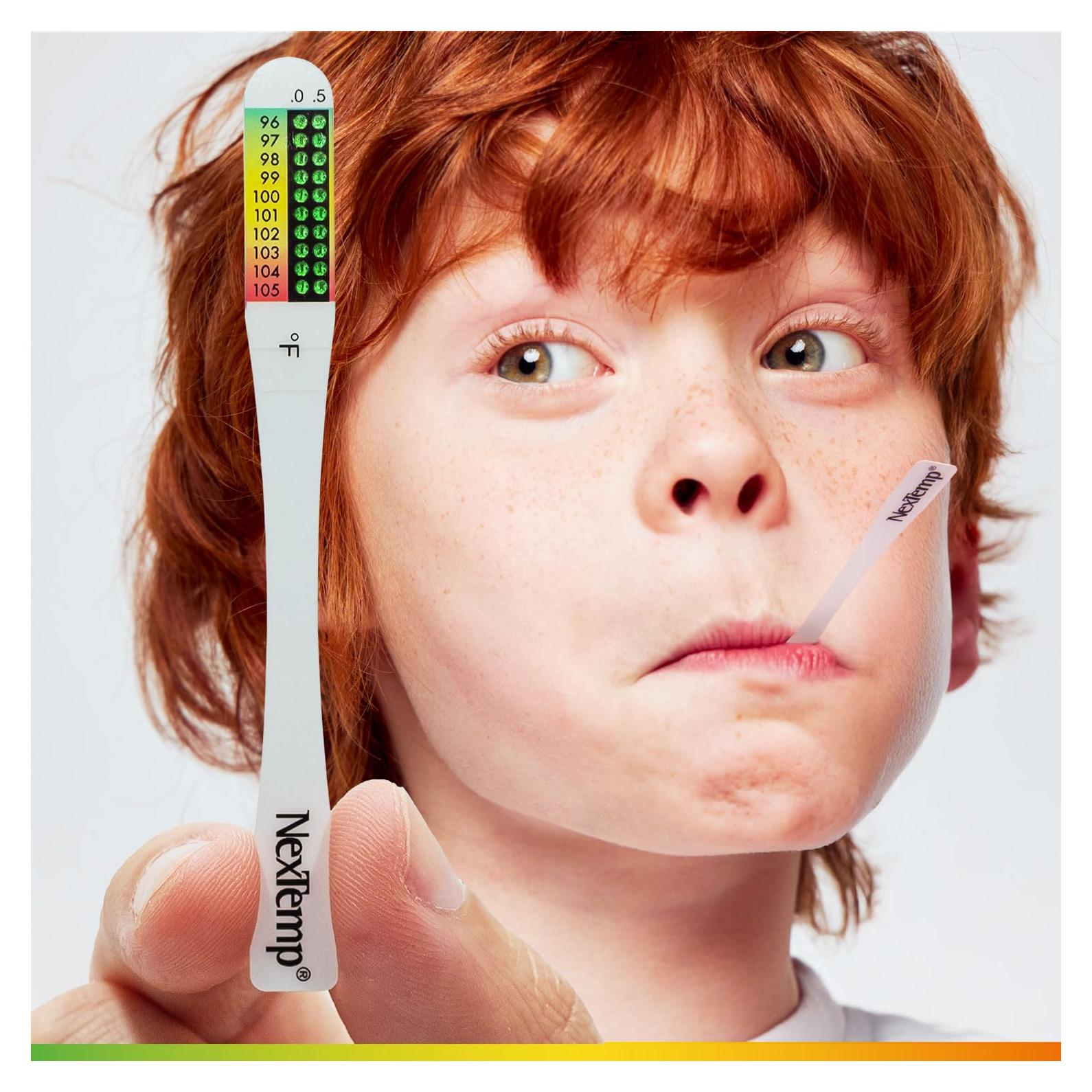 Termómetros Desechables NexTemp Go - Lectura Rápida 10 Segundos - Paquete de 12