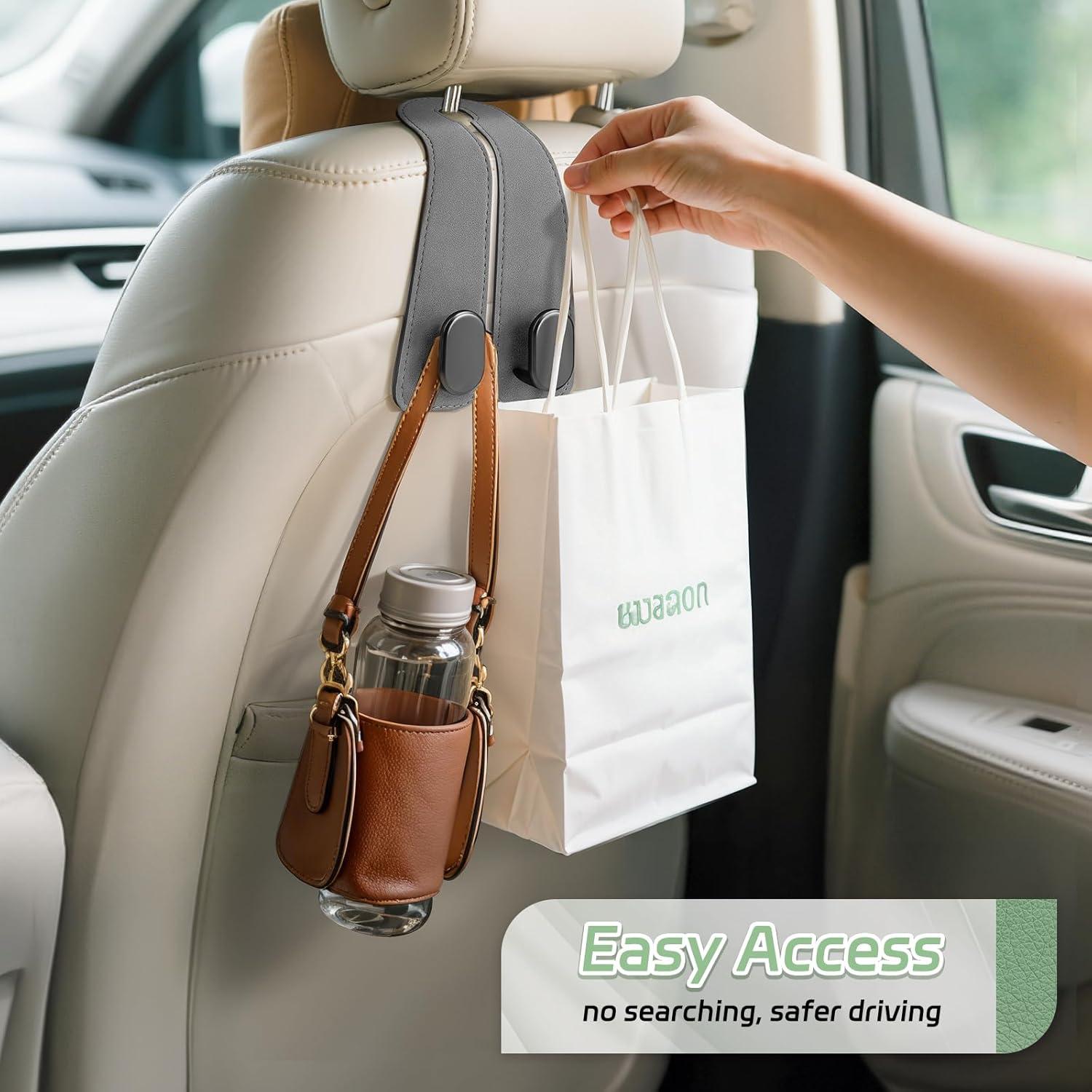 Ganchos para Reposacabezas de Automóvil Fitnice - Paquete de 2