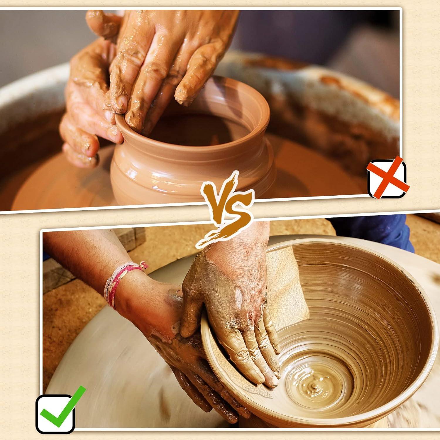 20 Piezas de Tela Chamois Pre Cortadas Potchen para Alfarería