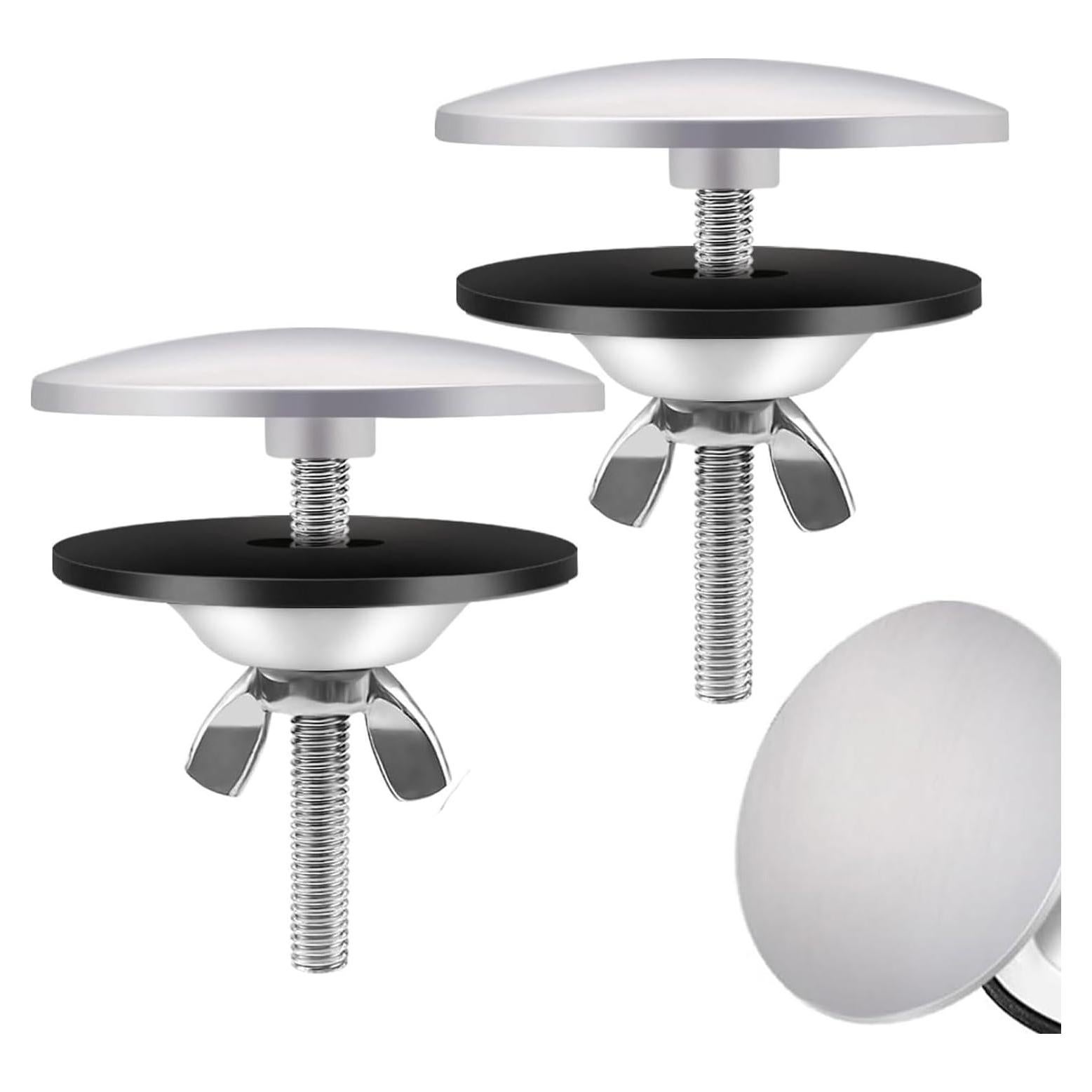 Cubierta de agujero de fregadero Quadafy 5.08 cm acero inoxidable