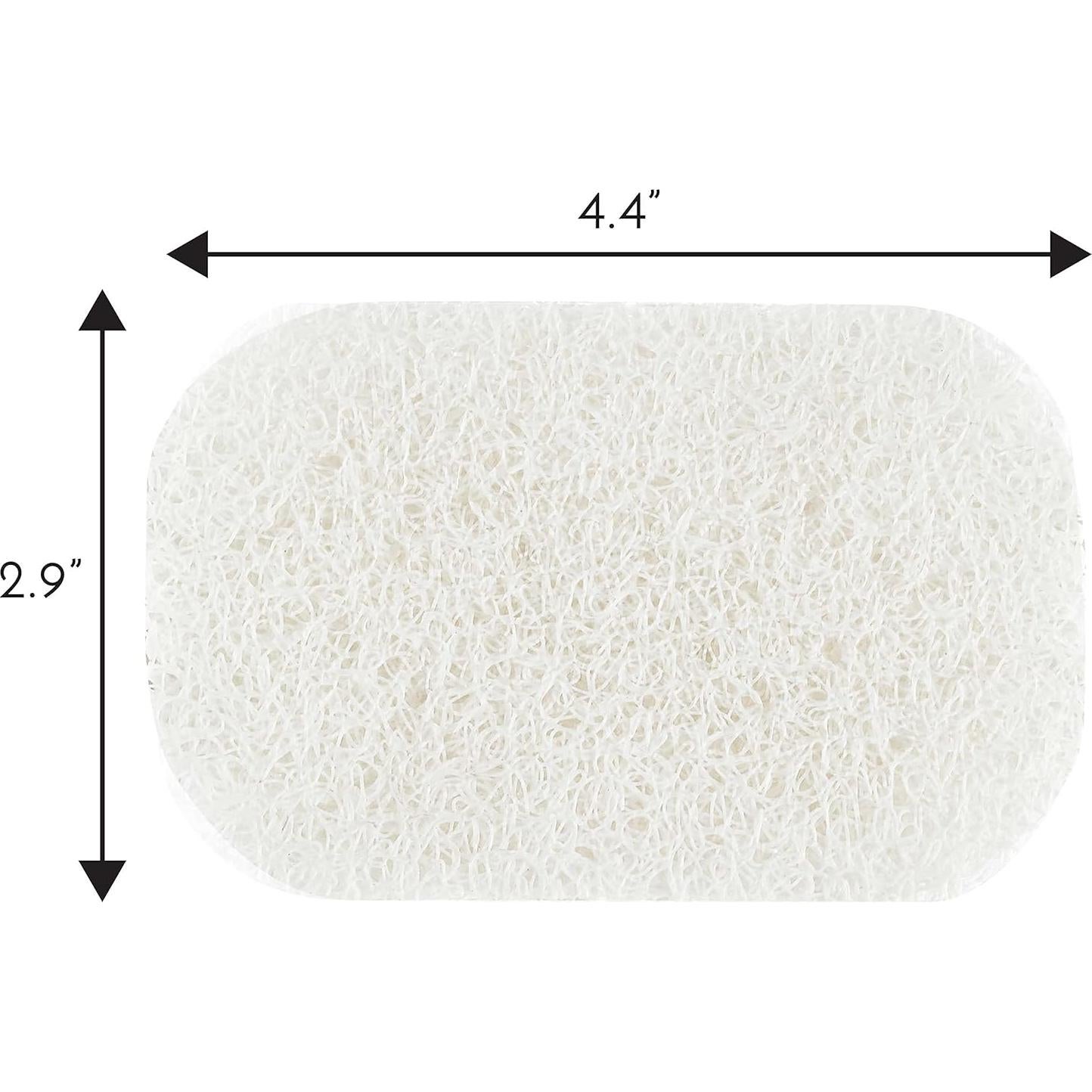 Soporte de Jabón en Barra S&T INC. Transparente Paquete de 4