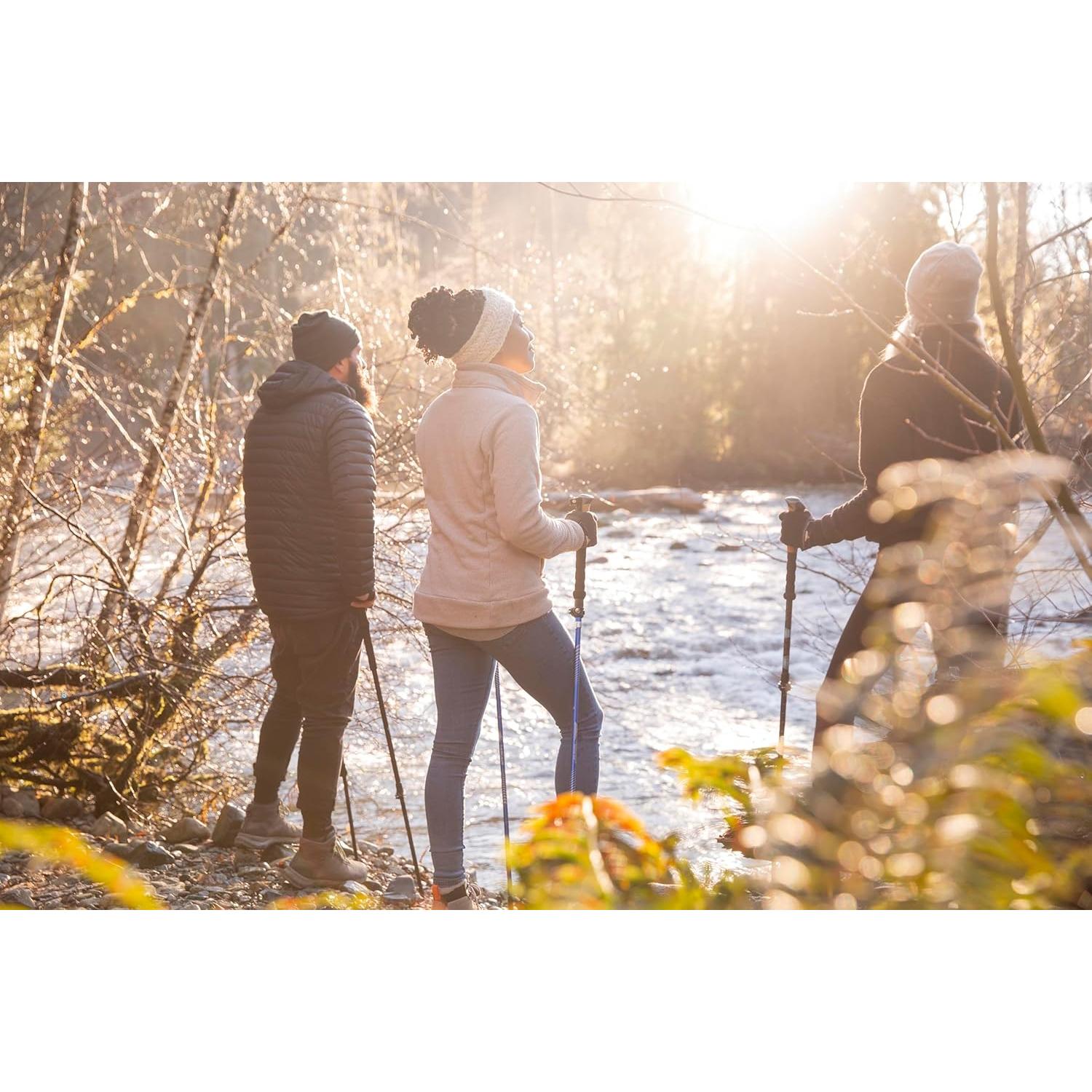 Bastones de Senderismo Plegables Cascade Mountain Tech 2 Unidades